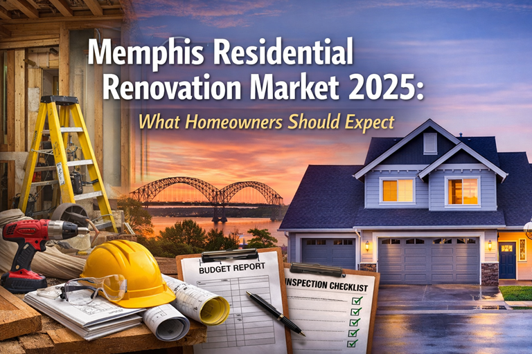 The Memphis residential renovation market 2025 reflects steady private sector demand combined with tighter trade availability and structured contractor scheduling. Homeowners planning improvements must approach projects with documented scope, defined budgeting, and coordinated sequencing to maintain control of timeline and cost. Lawrence and Lawrence General Contractors, LLC performs residential construction in alignment with Tennessee licensing standards and local inspection requirements. Renovation activity in 2025 requires compliance-based planning and disciplined project oversight.
